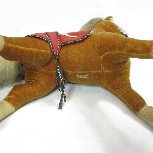 Vintage 1940s-50s Merrythought Shetland Pony Horse Ironbridge Shrops England - Picture 11 of 12